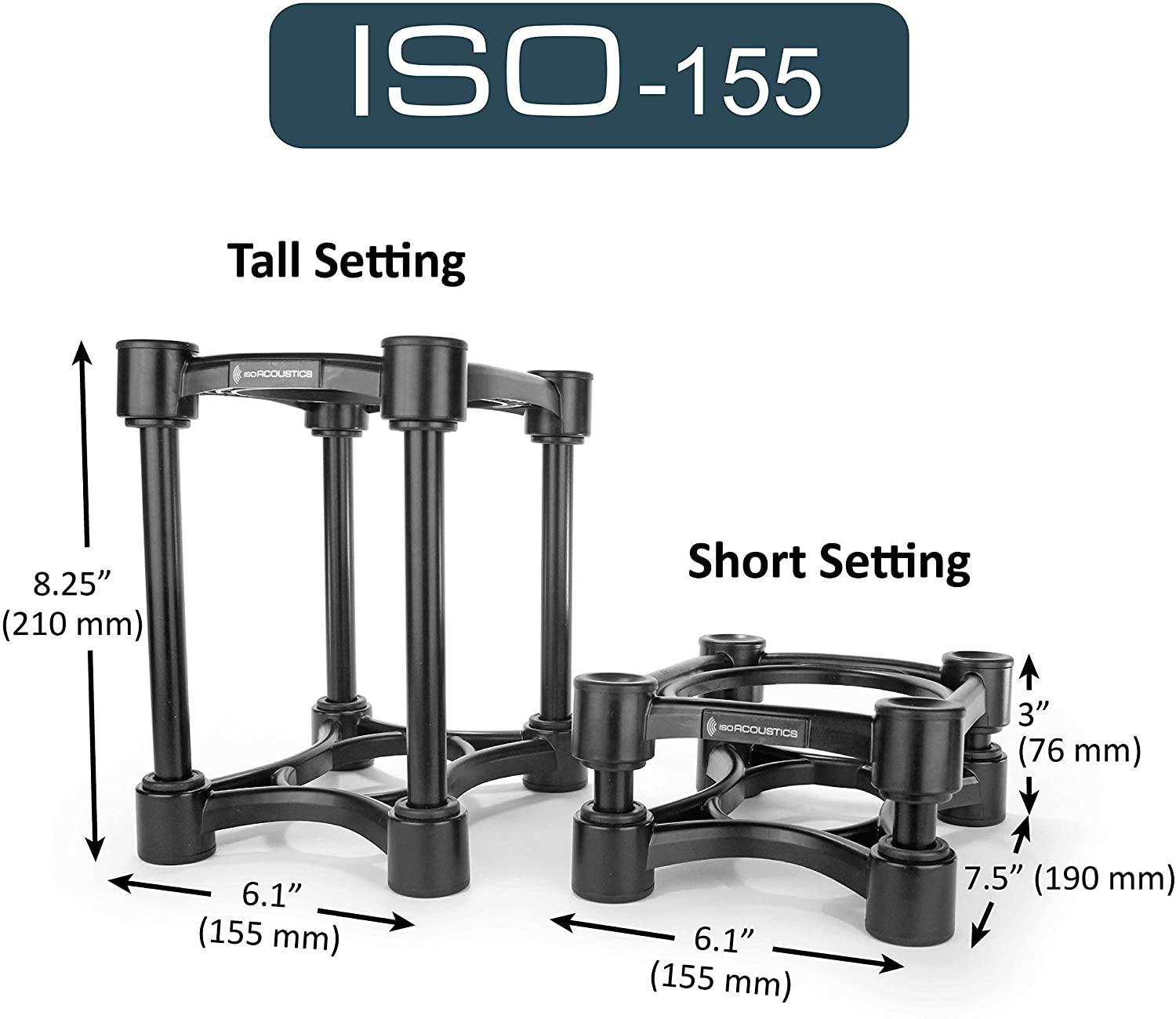 ISO Acoustics - Bases para Monitores de Estudio Mod.ISO-155_2