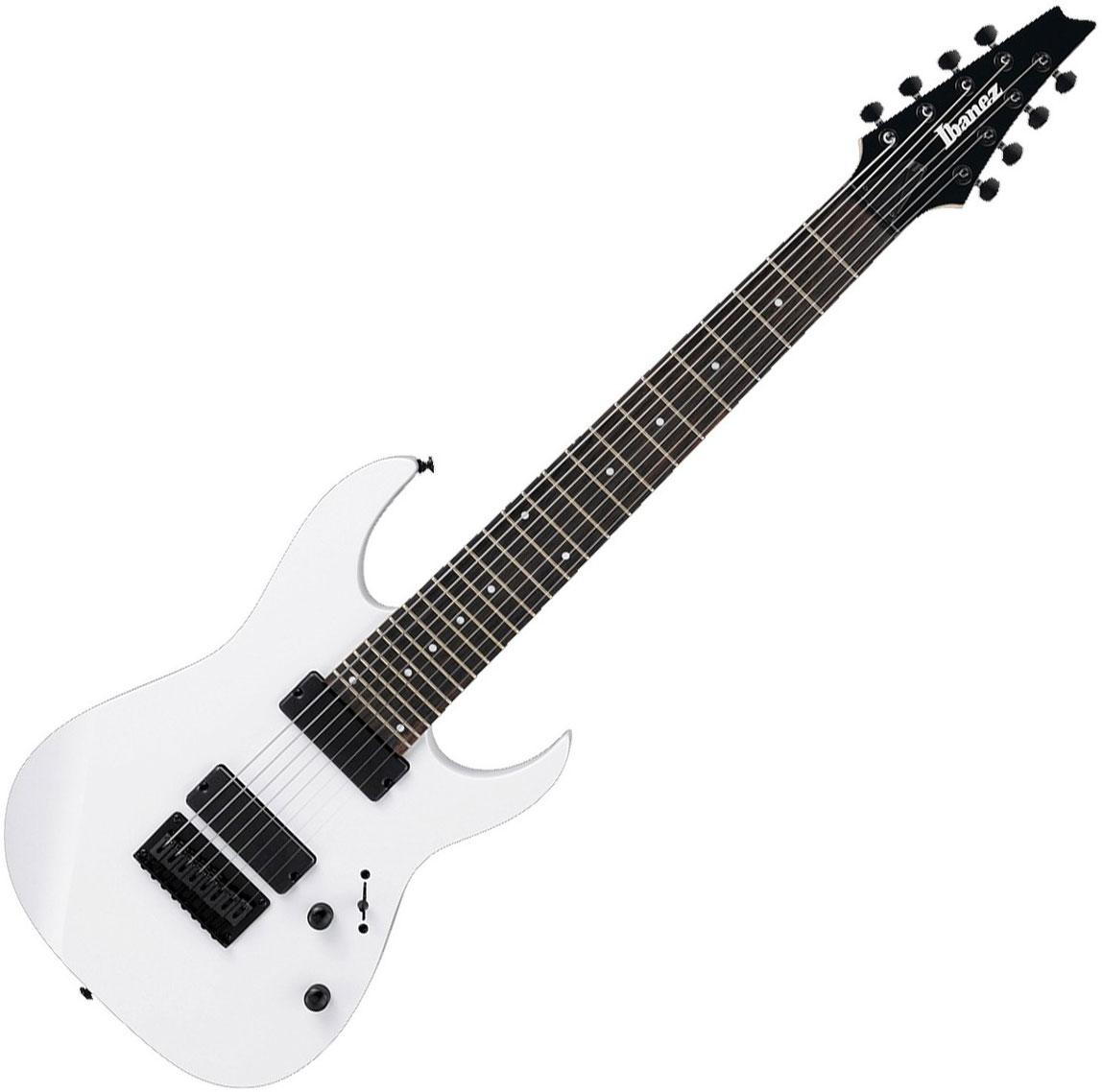Ibañez - Guitarra Eléctrica RG de 8 cuerdas, Color: Blanca Mod.RG8-WH_71