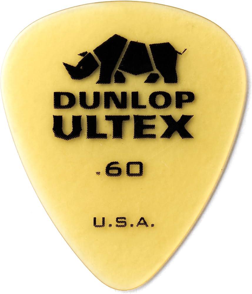 Dunlop - 6 Plumillas Ultex Standard para Guitarra Tamaño: .60 mm Mod.421P.60_24