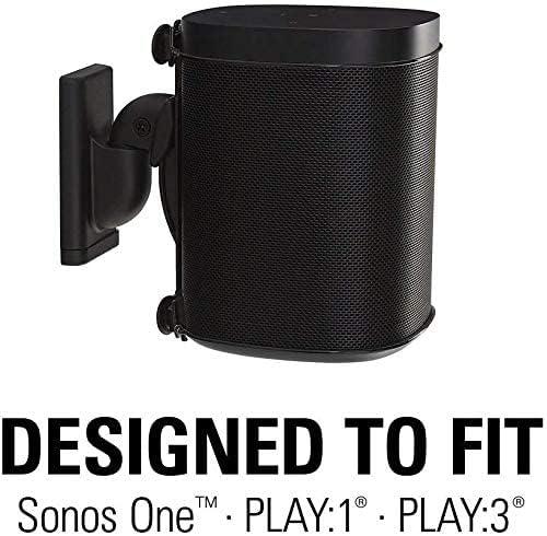 Sanus - Soporte para Equipo Sonos One y One SL, Color: Negro Mod.WSWM22-B1_4