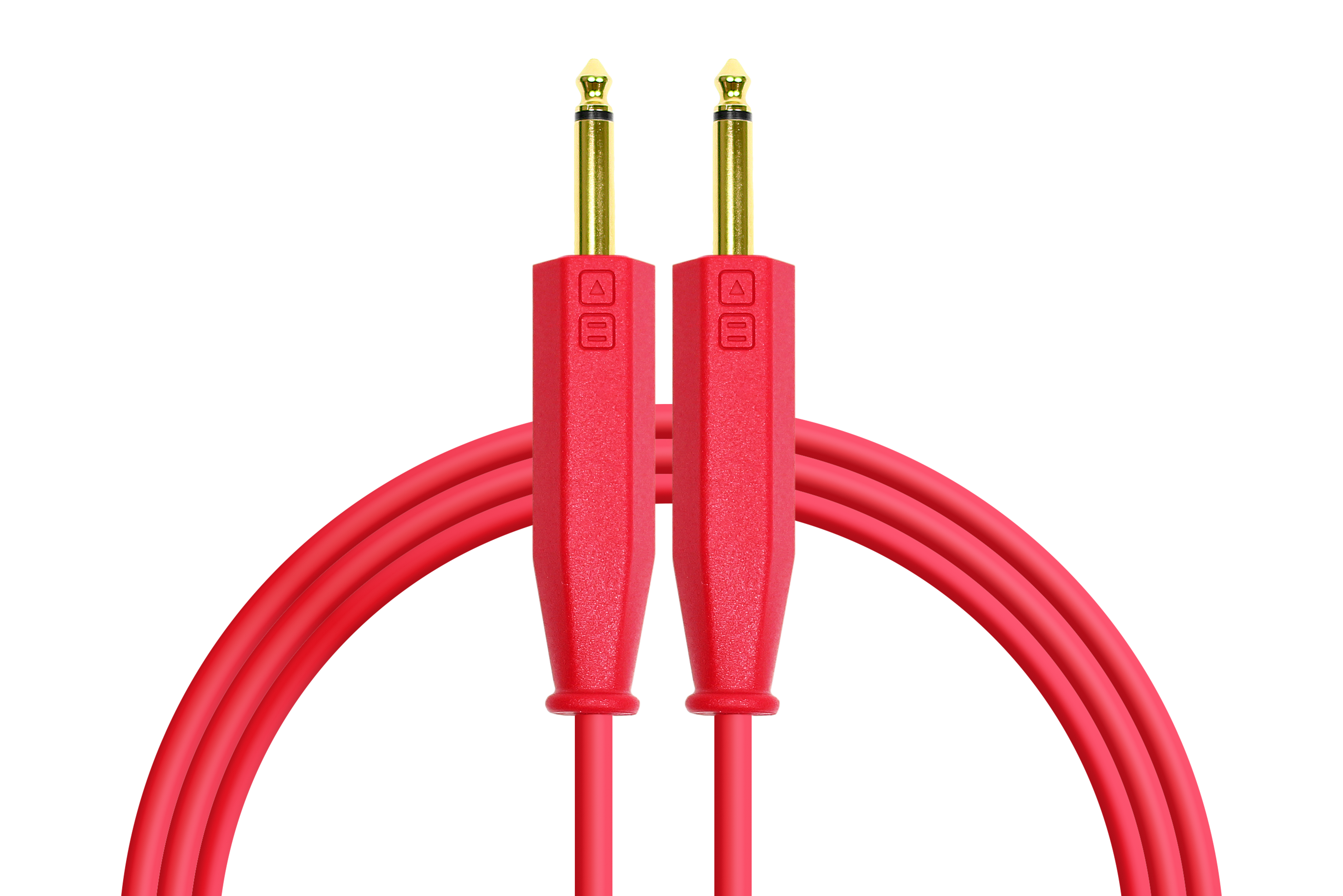 DJTT - Cable de Audio 1/4 a 1/4 de 1.5 mts, Color: Rojo_12