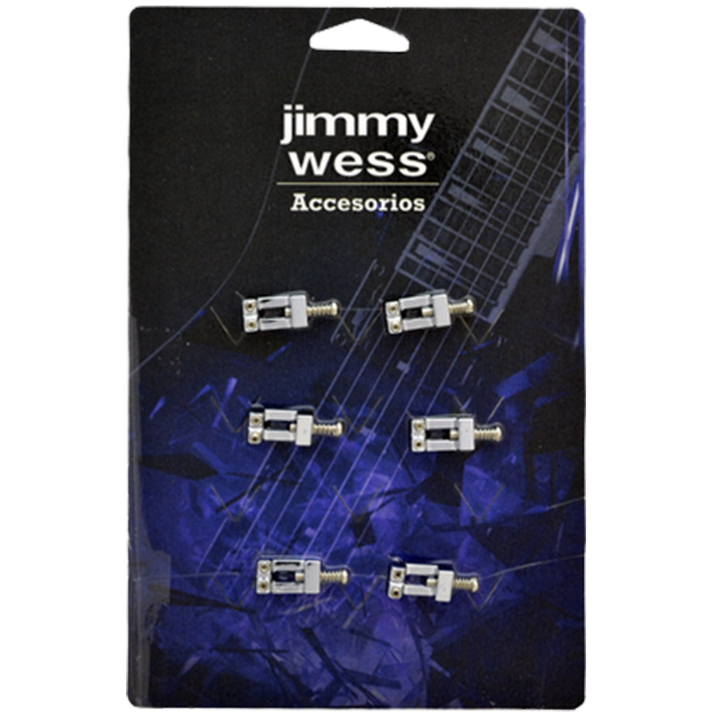 Jimmy Wess - Silleta para Puente de Guitarra Eléctrica, Color: Cromado Mod.SGSD-02CR_2