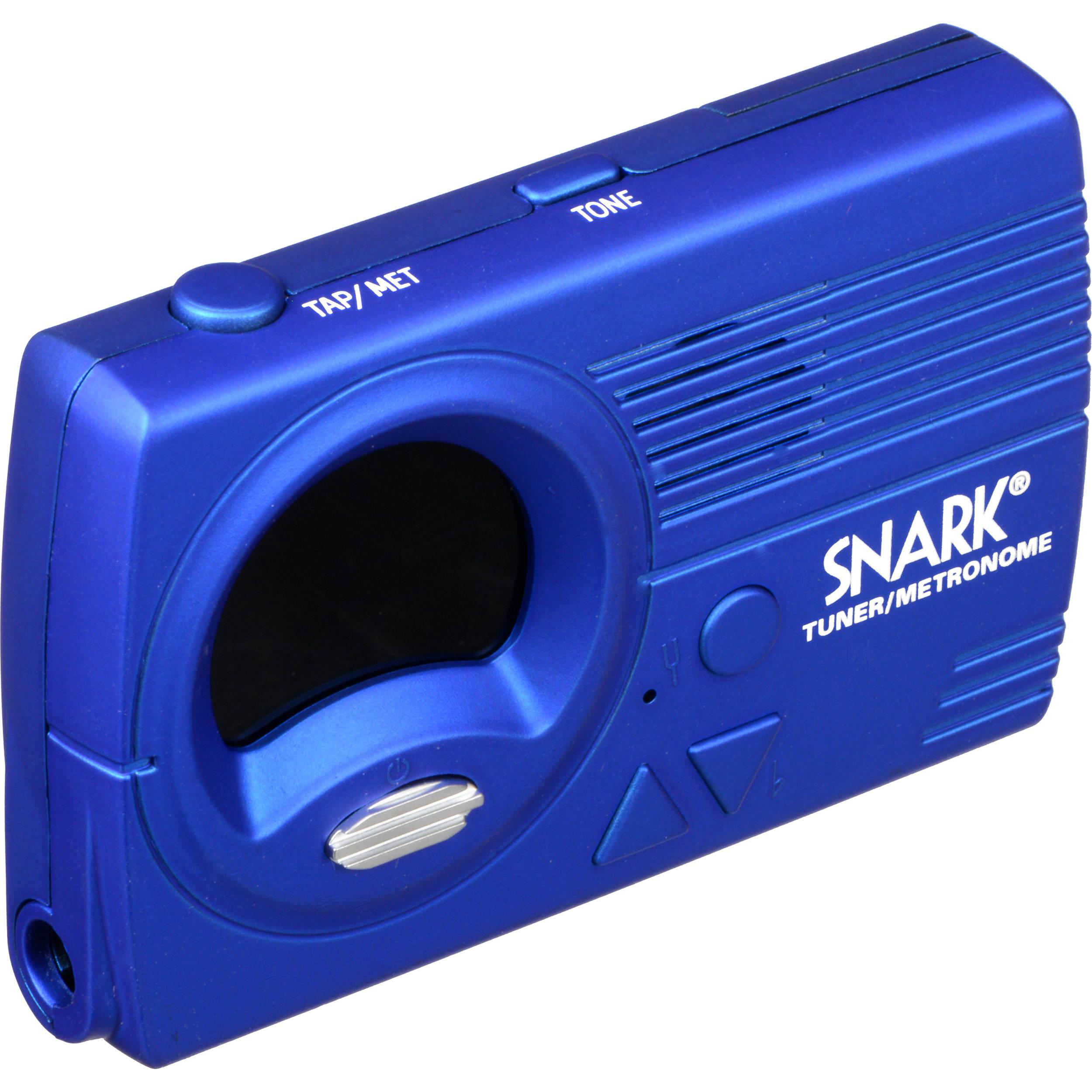 Snark - Afinador/Metronomo para Guitarra/Bajo, Color Azul Mod.SN3_15
