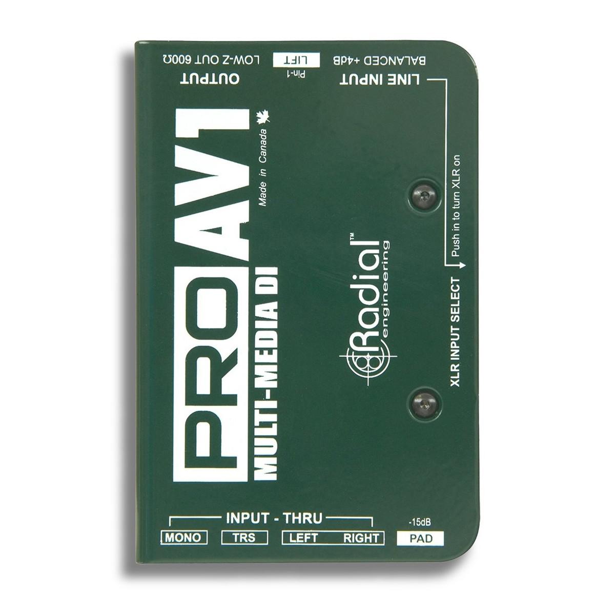 Radial - Caja Directa Pasiva Multimedia Mod.ProAV1_53