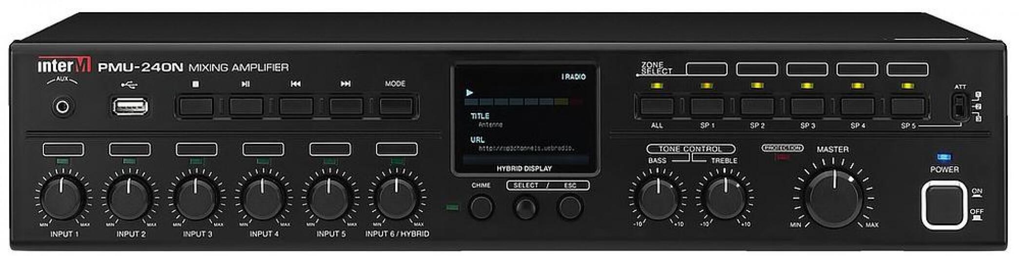 Inter-M - Amplificador de Audio Mod.PMU-240N_76