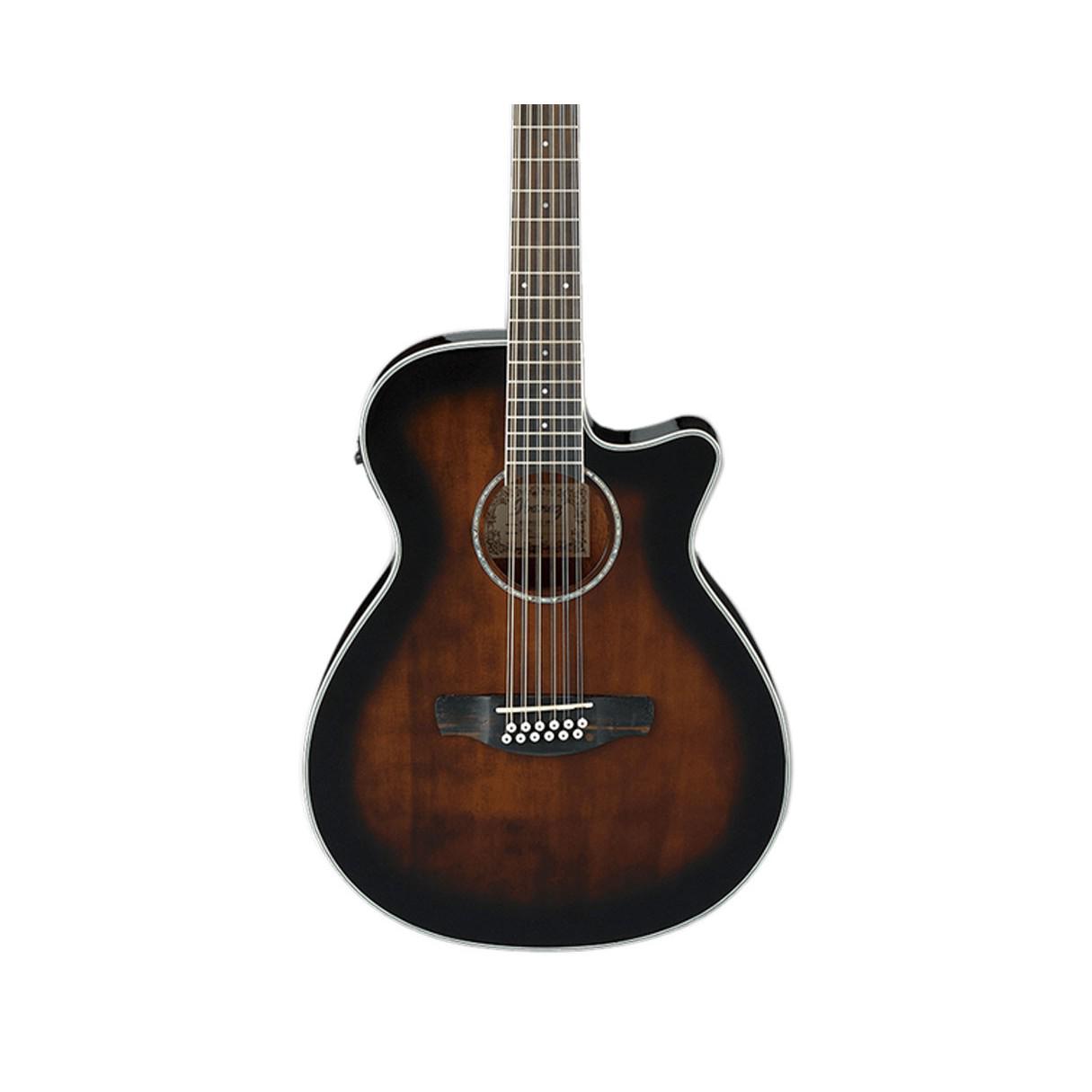 Ibañez - Guitarra Electroacústica AEG de 12 Cuerdas, Color: Caoba Mod.AEG1812II-DVS_108
