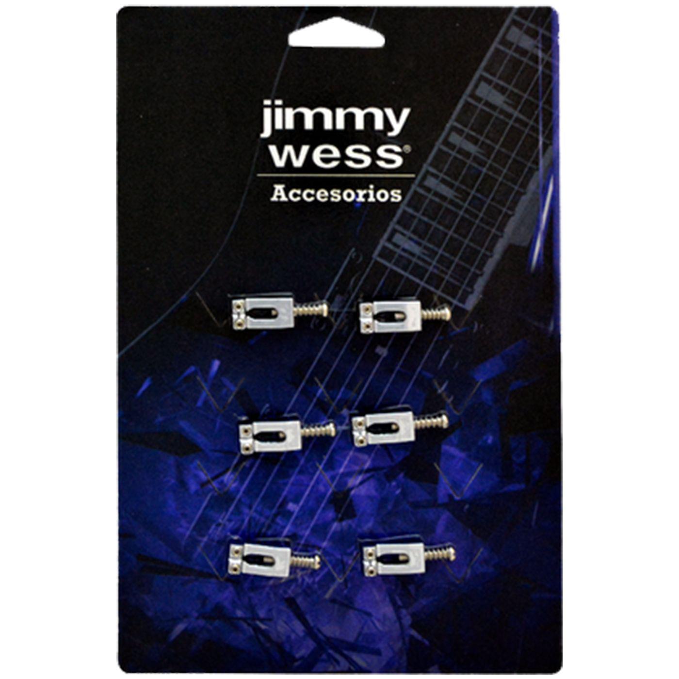 Jimmy Wess - Silleta para Puente de Guitarra Eléctrica, Color: Cromado Mod.SGSD-03ACR_34