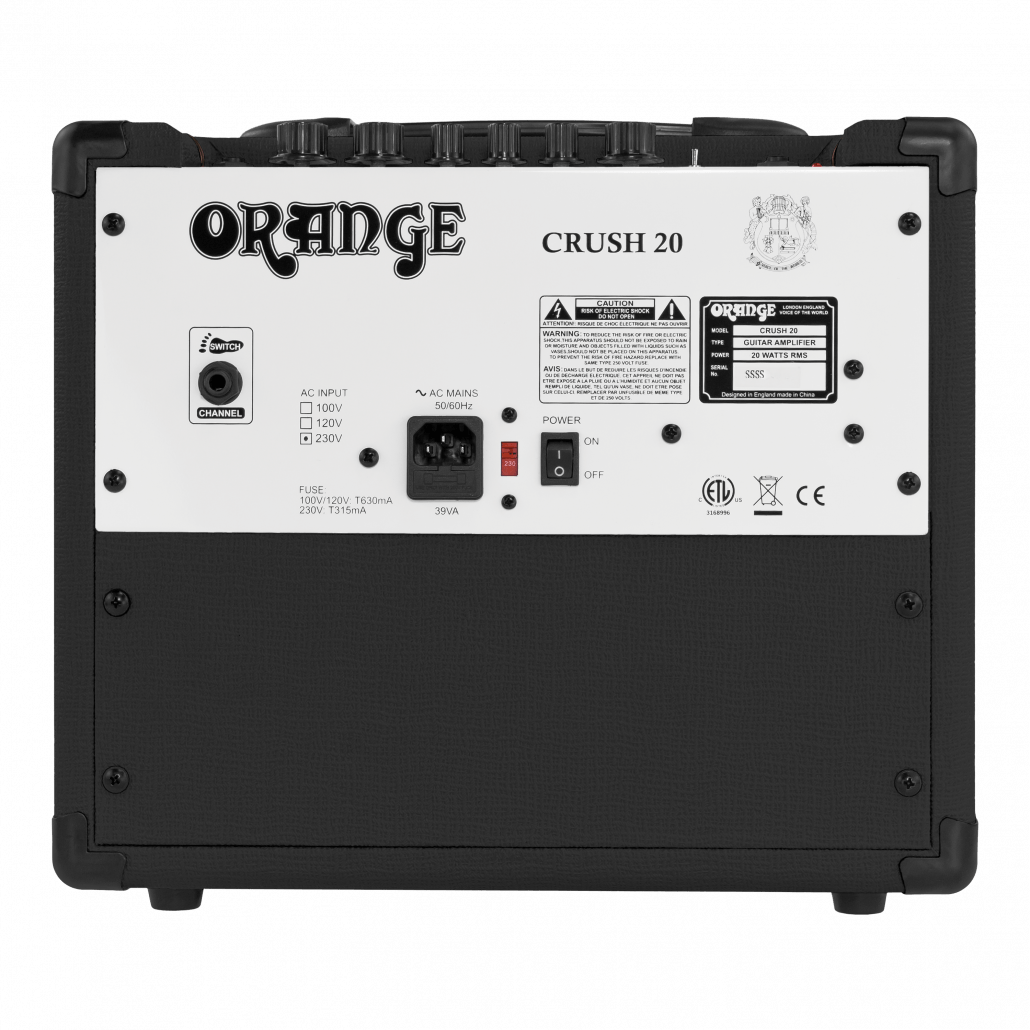 Orange - Combo Crush para Guitarra Eléctrica, 20W 1x8" Mod.CRUSH 20_31
