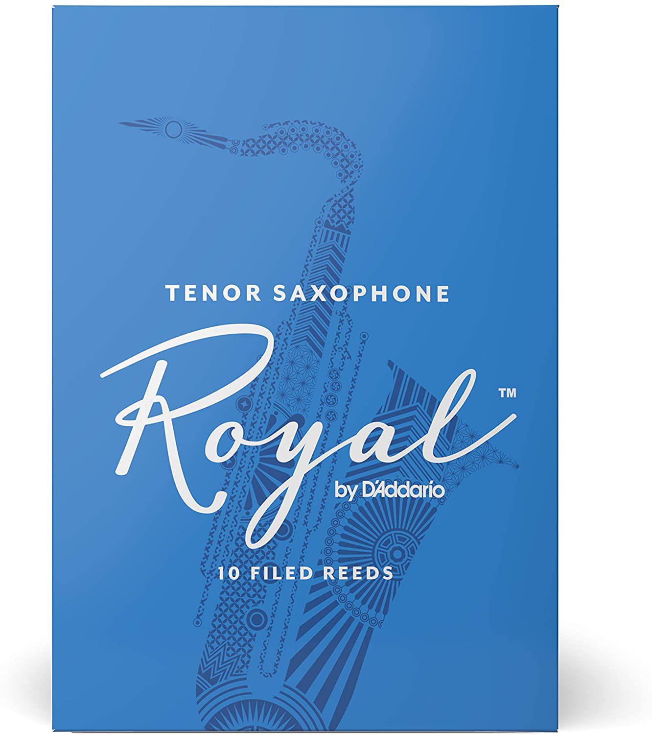 Rico - Cañas Royal para Sax Tenor, 10 Piezas Medidas: 3 Mod.RKB1030_260
