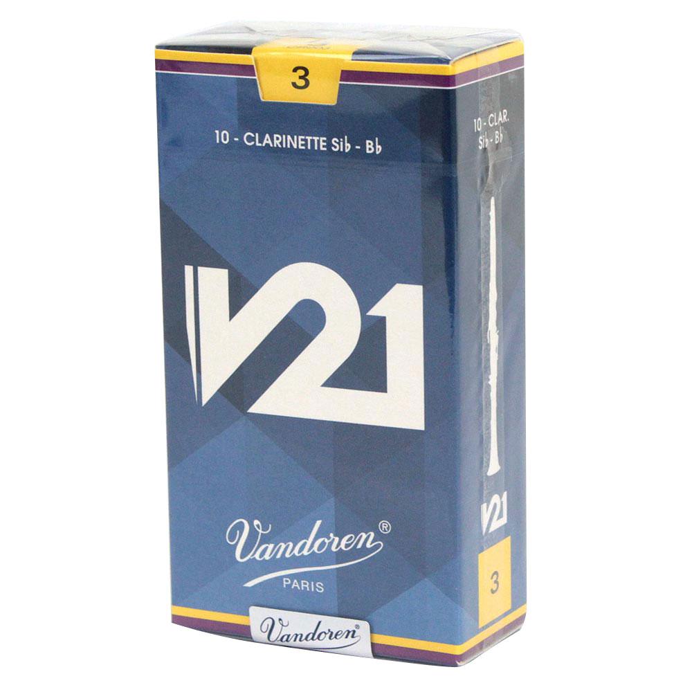Vandoren - 10 Cañas V21 para Clarinete Sib Medida: 3 Mod.CR803(10)_10