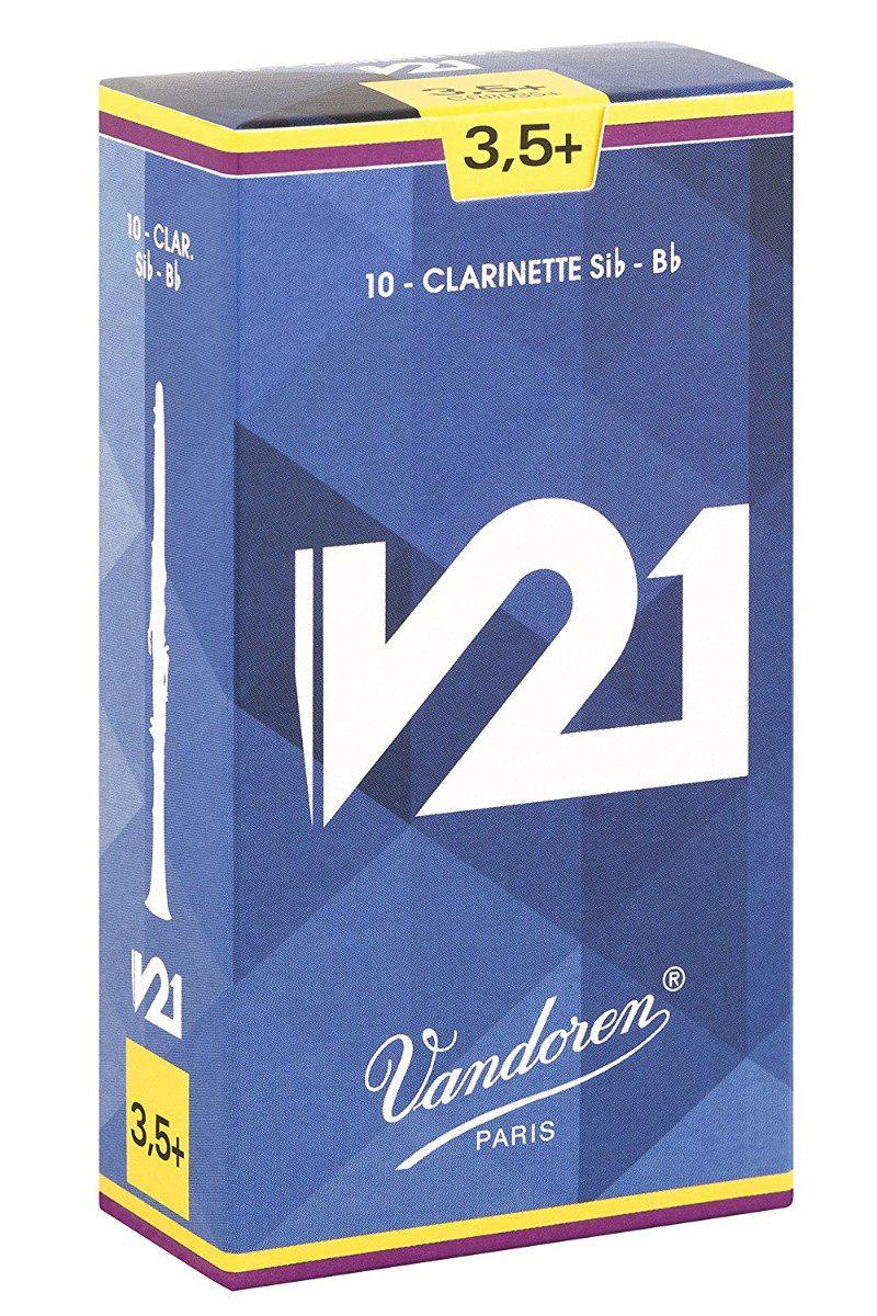 Vandoren - 10 Cañas V21 para Clarinete Sib Medida: 3 1/2 + Mod.CR8035+(10)_12