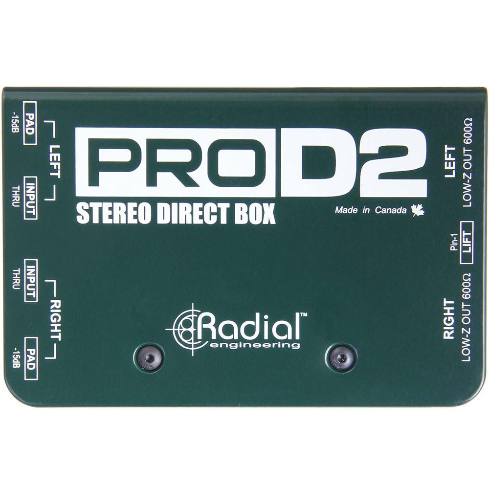 Radial - Caja Directa Pasiva 2 Canales Estereo Mod.ProD2_395