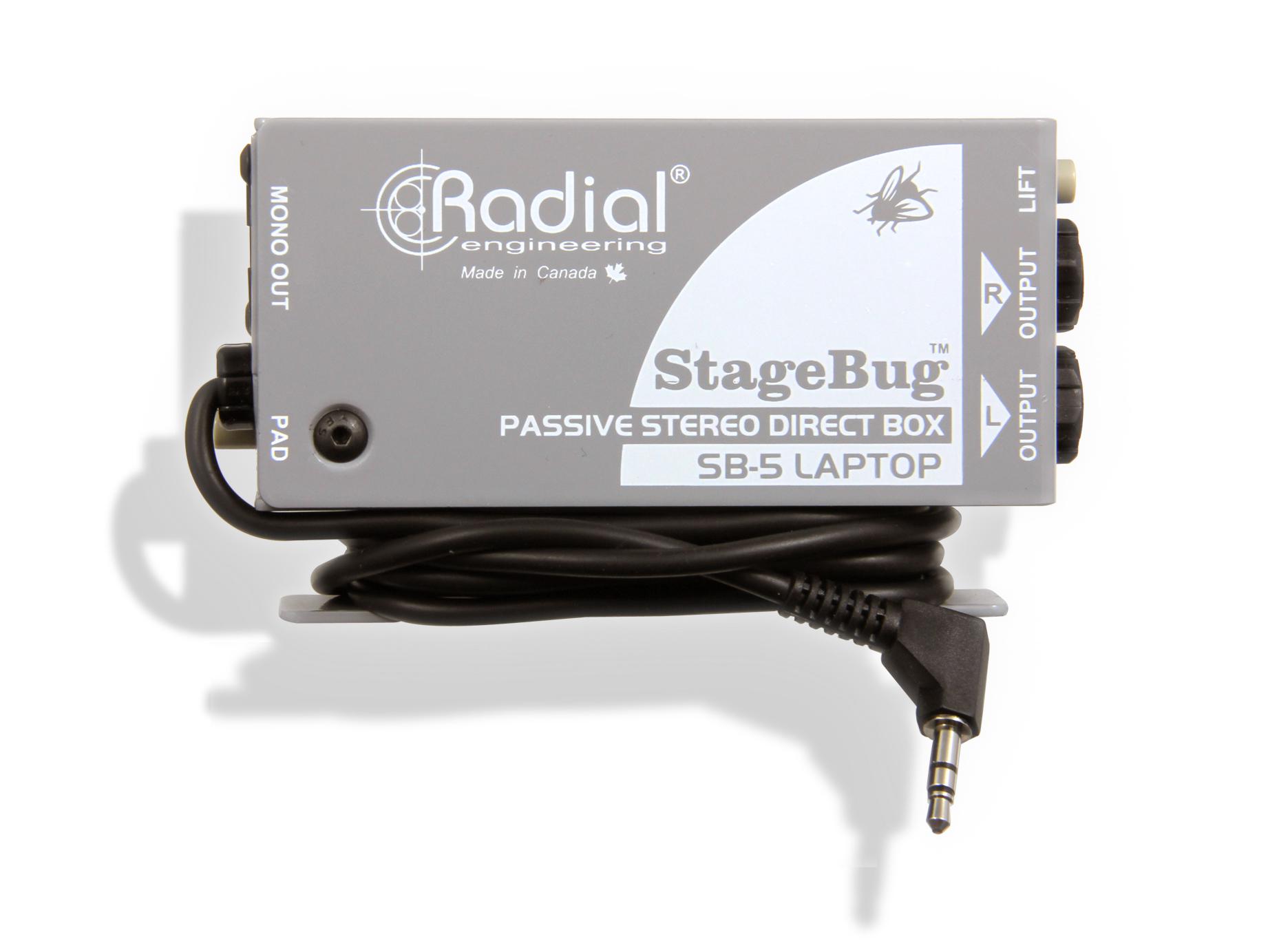 Radial - Caja Directa Estereo para Laptop Mod.StageBug SB-5_410
