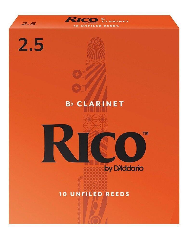 D'Addario - 10 Cañas Rico para Clarinete Sib, Medida: 2 1/2 Mod.RCA1025_5