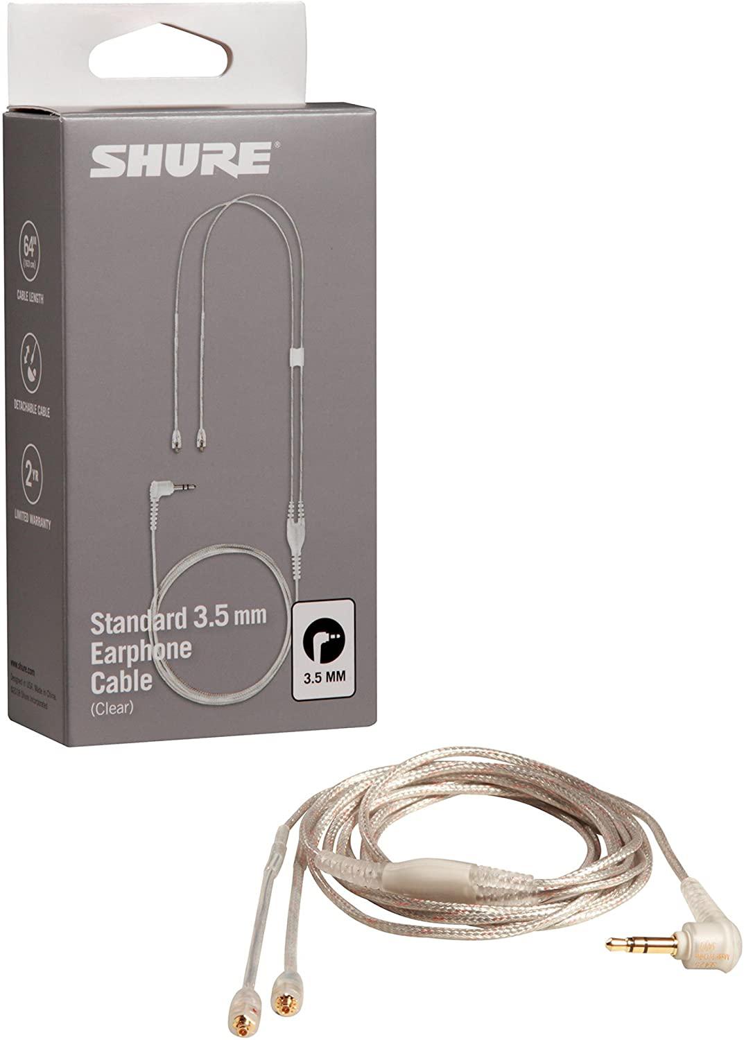 Shure - Cable de Reemplazo para Auriculares In-Ear, Color: Transparente Mod.EAC64CL_7