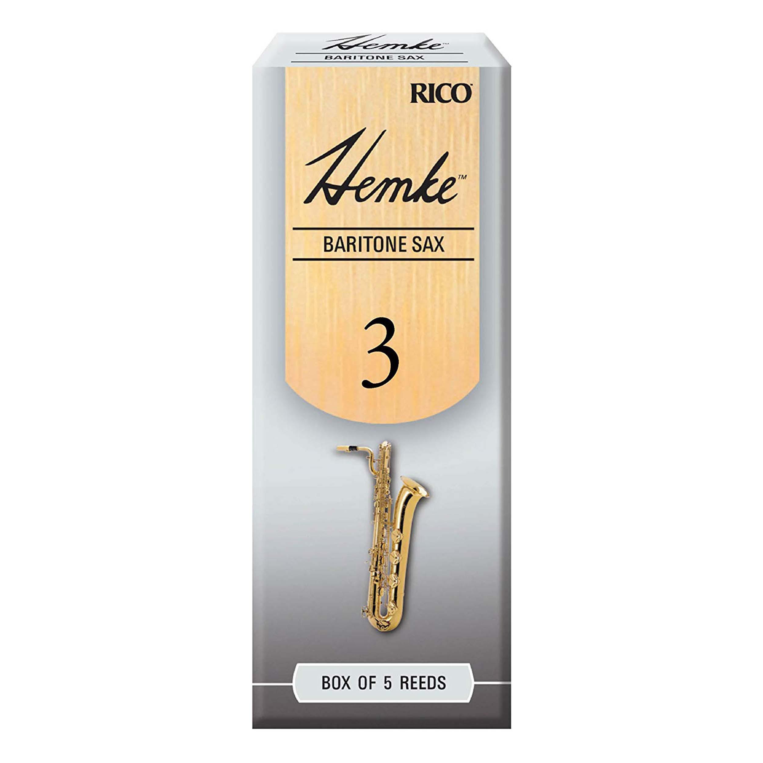 D'Addario - 5 Cañas Hemke para Sax Baritono, Medida: 3 Mod.RHKP5BSX300(5)_29