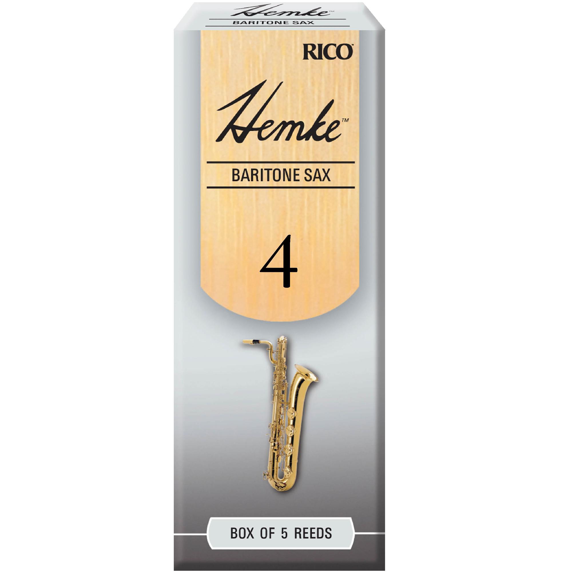 D'Addario - 5 Cañas Hemke para Sax Baritono, Medida: 4 Mod.RHKP5BSX400(5)_32