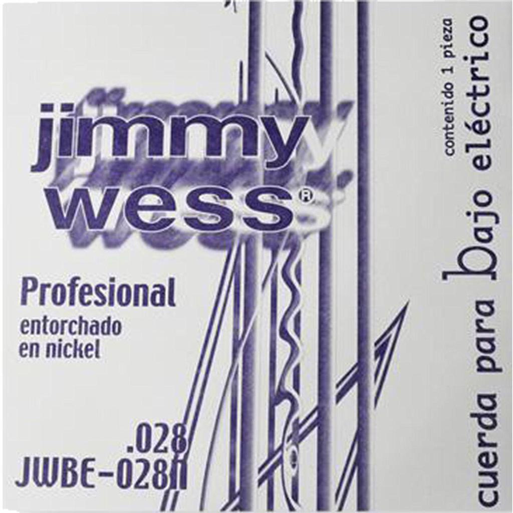 Jimmy Wess - Cuerda para Bajo Eléctrico, Pro. Niquel 028 Mod.WNB28