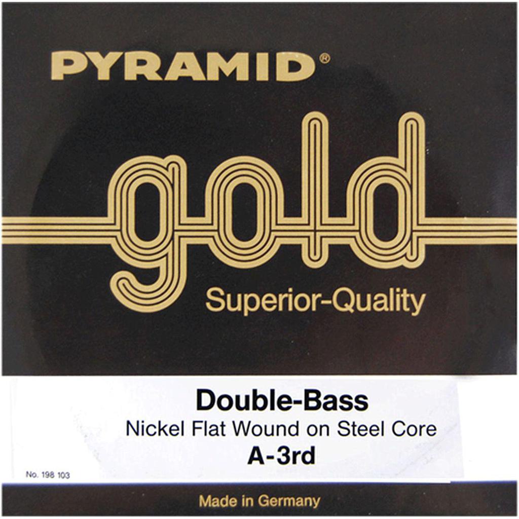Pyramid - Cuerda 2A.(D) para Contrabajo, Gold Mod.198 102