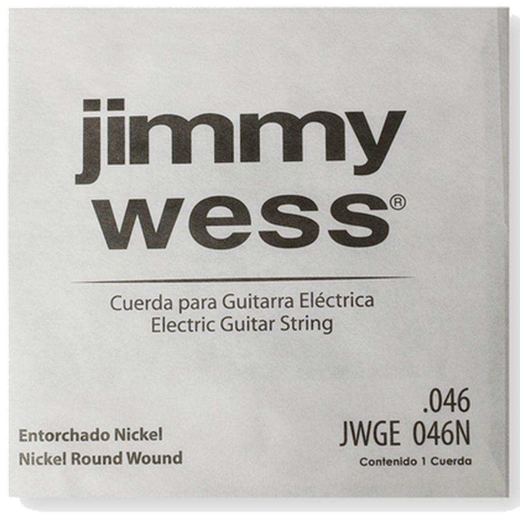 Jimmy Wess - Cuerda 6A para Guitarra Eléctrica, 12 Piezas Pro. Niquel .46 Mod.WN46(12)