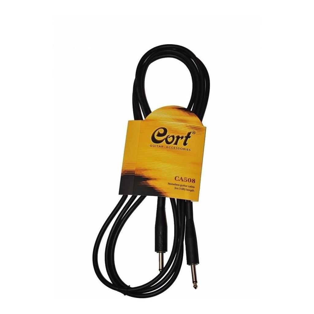 Cort - Cable para Guitarra Eléctrica, Tamaño 3 mts. Mod.CA508