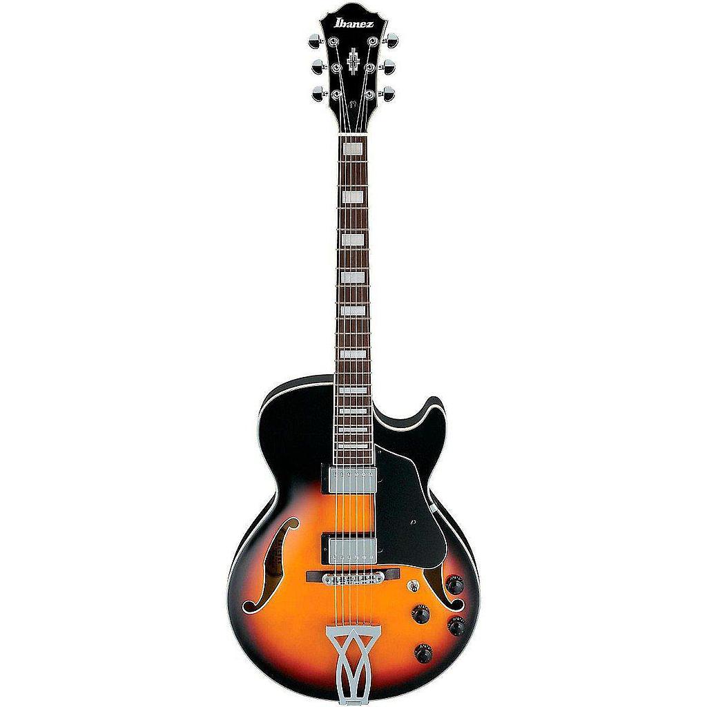 Ibañez - Guitarra Eléctrica Artcore, Color Amarillo Sombra Mod.AG75-BS