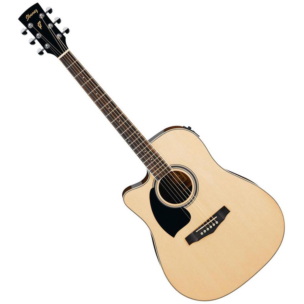 Ibañez - Guitarra Electroacustica Zurda PF, Color: Natural Mod.PF15LECE-NT
