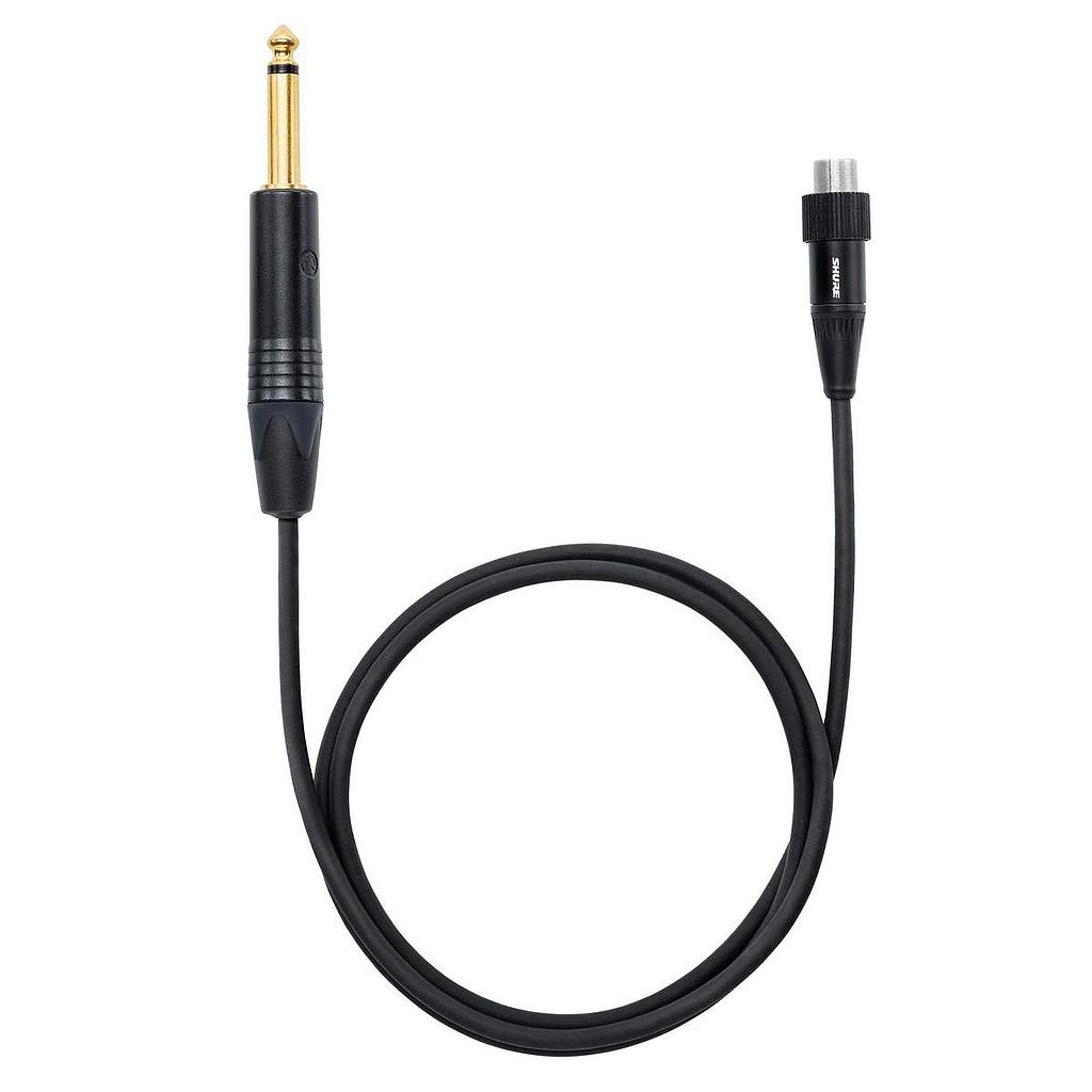 Shure - Cable TQG (TA4F) a Plug 1/4 para Bodypack, Tamaño: 90 cm Mod.WA305