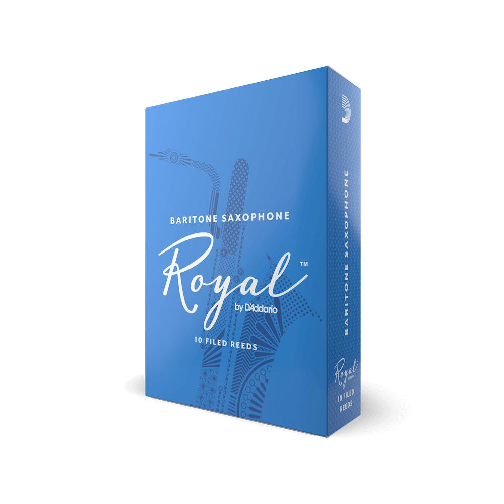 Rico - Cañas Royal para Sax Baritono, 10 Piezas Mod.RLB10__
