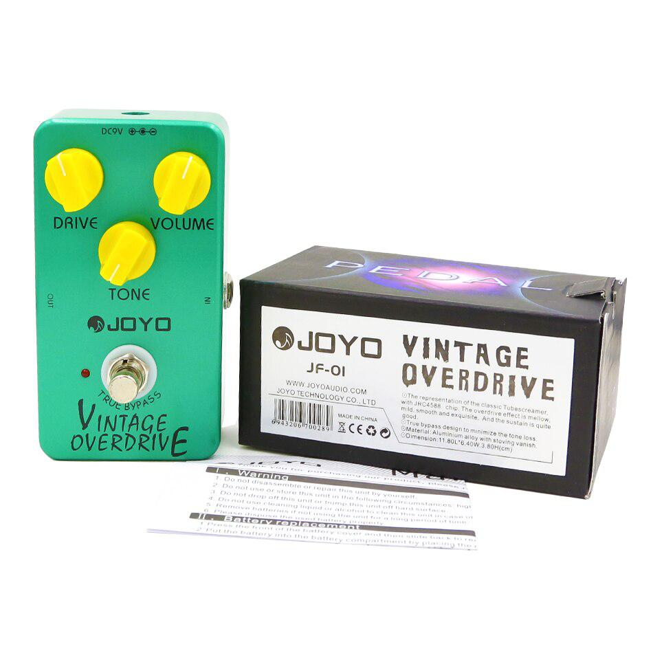 Joyo - Pedal de Efecto Vintage Overdrive Mod.JF-01
