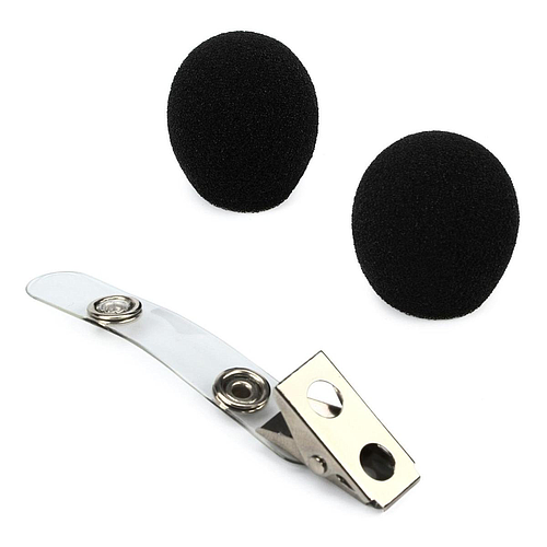 Shure - Pantalla Antiviento y Clip para Micrófono WH20 Mod.RK318WS_4