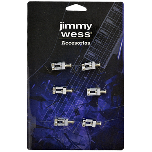 Jimmy Wess - Silleta para Puente de Guitarra Eléctrica, Color: Cromado Mod.SGSD-02CR_2