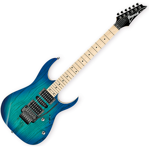 Ibañez - Guitarra Eléctrica RG, Color: Azúl Sombreado Mod.RG370AHMZ-BMT_2