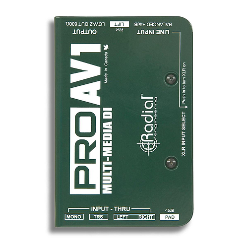 Radial - Caja Directa Pasiva Multimedia Mod.ProAV1_53