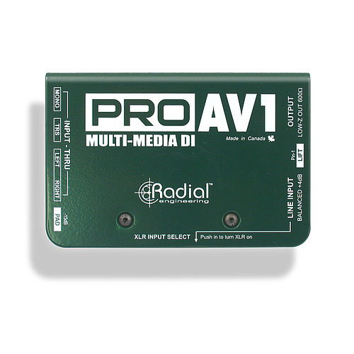 Radial - Caja Directa Pasiva Multimedia Mod.ProAV1_54