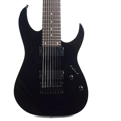 Ibañez - Guitarra Electrica RG, de 8 Cuerdas Color Negro Mod.RG8-BK_13