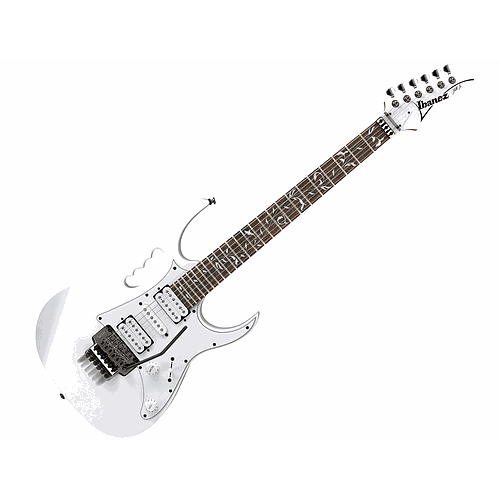 Ibañez - Guitarra Eléctrica Steve Vai, Color: Blanca Mod.JEMJR-WH_19