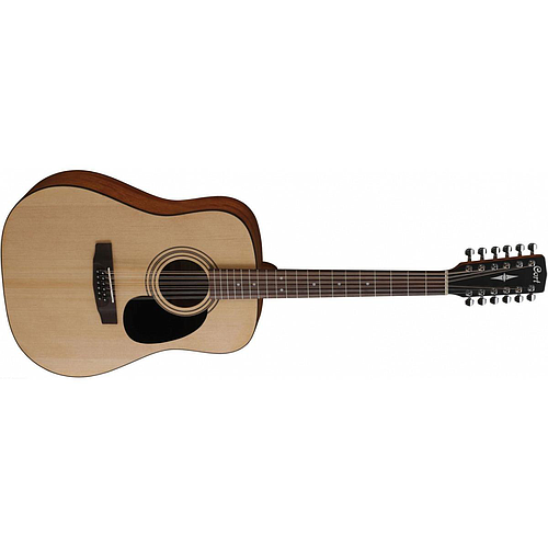 Cort - Guitarra Electroacustica de 12 Cuerdas, Color: Natural Poroso Mod.AD810-12E OP_250