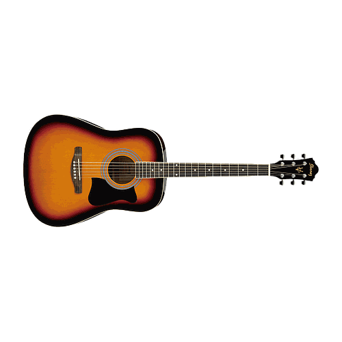 Ibañez - Guitarra Acústica V50 Jampack con Accesorios, Color: Sombra Mod.V50NJP-VS_12