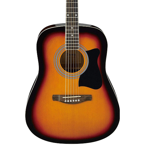Ibañez - Guitarra Acústica V50 Jampack con Accesorios, Color: Sombra Mod.V50NJP-VS_13
