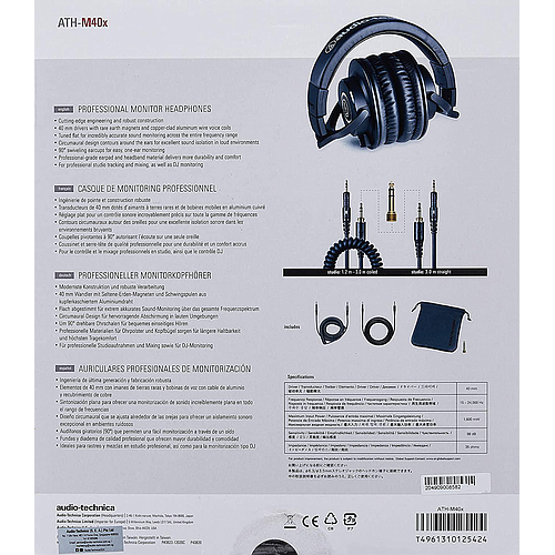 AKG - Audífonos Profesionales para Monitoreo Mod.ATH-M40X_15