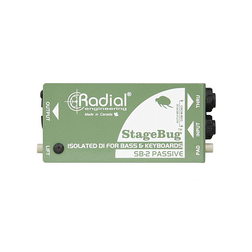 Radial - Caja Directa Pasiva para Bajo o Teclado Mod.StageBug Mod.SB-2