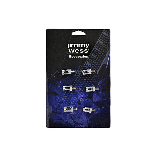 Jimmy Wess - Silleta para Puente de Guitarra Eléctrica, Color: Cromado Mod.SGSD-02CR