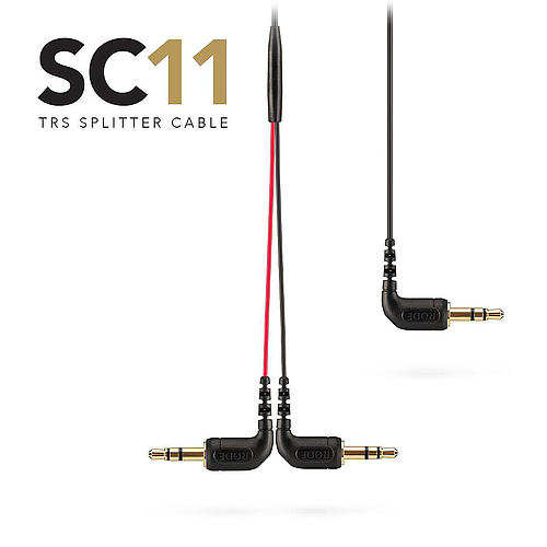 Rode - Cable Divisor TRS para Micrófono, Tamaño: 27.5 cm Mod.SC11