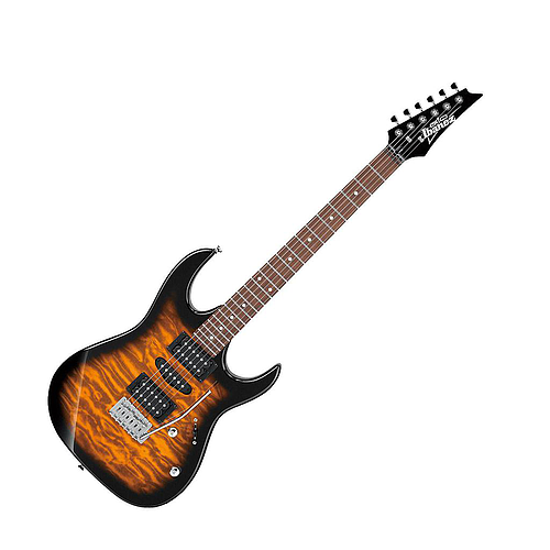 Ibañez - Guitarra Eléctrica GIO RG, Color: Ambar con Negro Mod.GRX70QA-SB