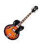 Ibañez - Guitarra Eléctrica Artcore, Color Amarillo Sombra Mod.AF75-BS