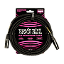 Ernie Ball - Cable Para Micrófono, Tamaño: 6.096 Mts., Color: Negro Mod.6392