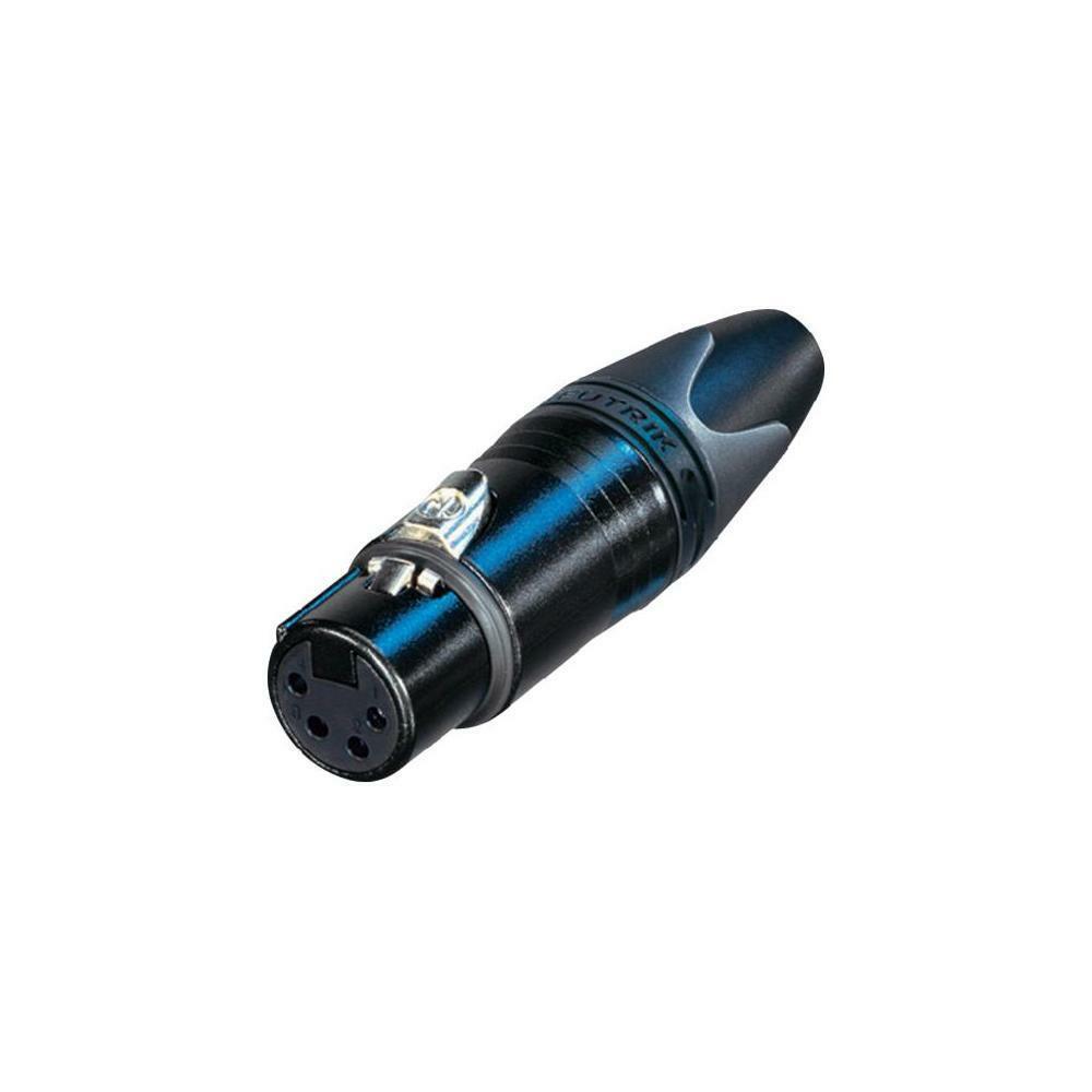 Neutrik - Conector XLR Hembra de 4 Polos Serie XX Contactos en Oro Mod.NC4FXX-B_44