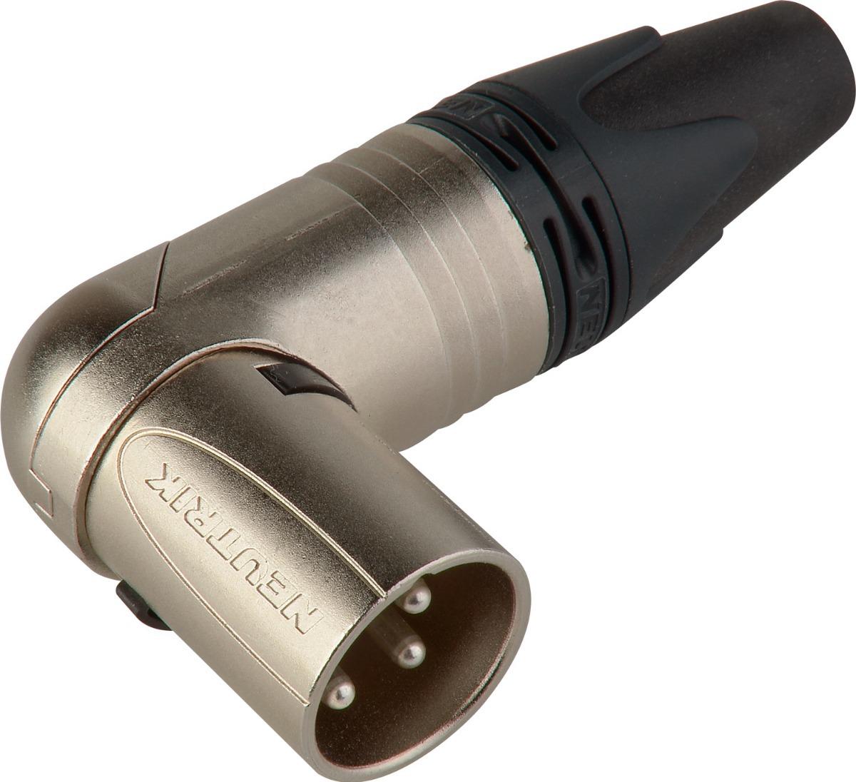 Neutrik - Conector XLR Macho Angulado 3 Polos Serie RX Mod.NC3MRX_28