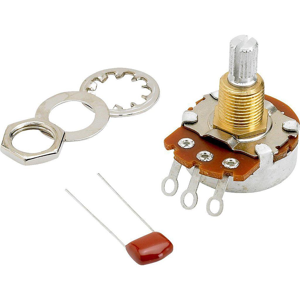 Fender - Potenciometro 500K de Eje Dividido para Volumen y Tono Mod.0990834000